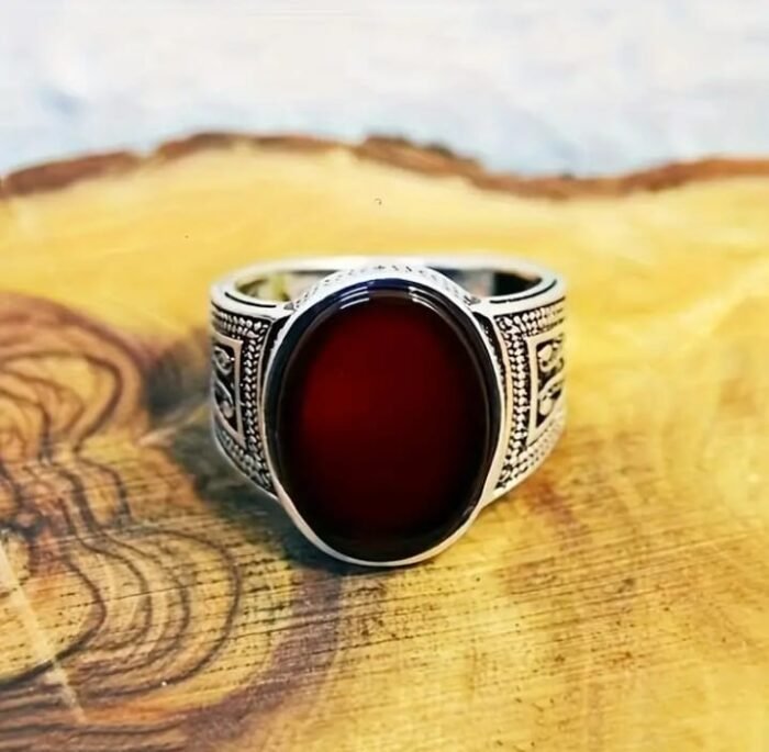 Vintage Style Men's Silver Ring